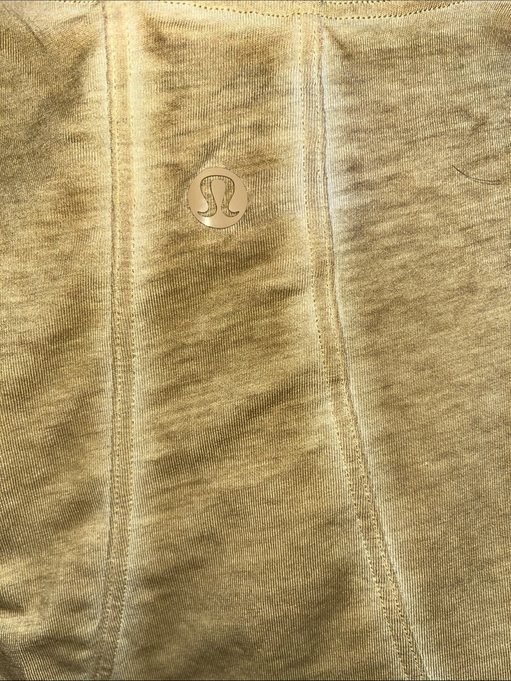 lululemon athletica Mustard Crop Muscle Tank - Picture 2 of 3